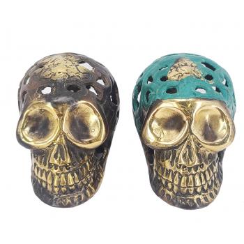 3280 Brass Mini Sugar Skull