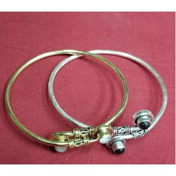 B011 Brass Stone Bracelets
