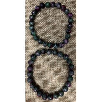 BB8-28 Ruby Zeocite Bracelets 8mm