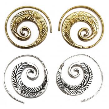 E-004 Brass Ear Rings