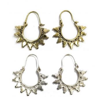 E-356 Brass Ear Rings