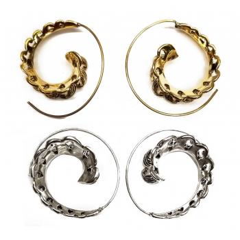E-502 Brass Ear Rings