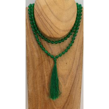 GSMALA-8 Green Quartz Prayer Beads