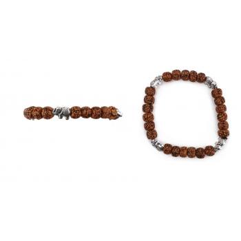 IMG-0125 Rudraksha and Elephant Bracelets