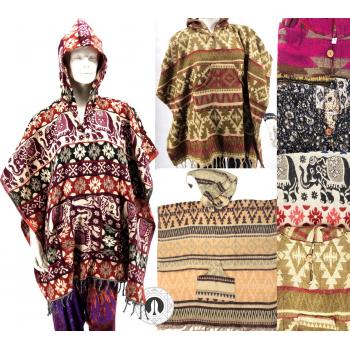 IMG-973-ACY Acralic Blend Hooded Poncho