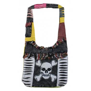 KIB-1761 Cotton Hobo Bags with Pirate Skull