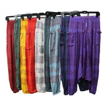 KIG-01 Om Print Harem Pants