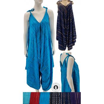 KIG-128-A Rayon BL TD Big Mama Jumpsuit