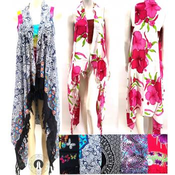 KIG-148 Rayon Vest from Sarongs Assorted Colors