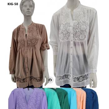 KIG-58 Cotton Lace Tunique