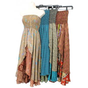 KIG-60 Recycle sari  Flap bobbin Dress