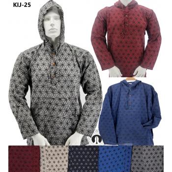 KIJ-25 Cotton FOL Print Hoodie