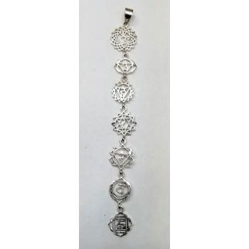 KIJP-106A Brass 7 Chakra Pendents