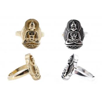 KIJR-22 Brass Buddha Rings