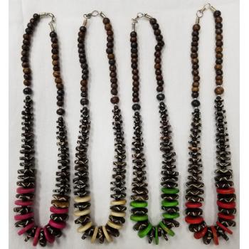 KIN-22 Bone Beaded Necklaces