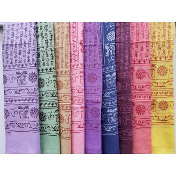 KIS-24 Cotton Om Mantra Scarves