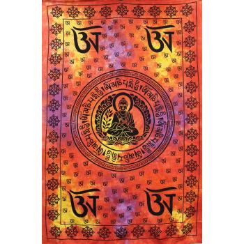 KTP-14 Mantra Buddha Twinsize Tapestry