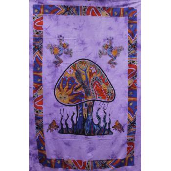 KTP-18 Twinsize Tapestry with Mushroom