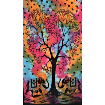 KTP-29 Twinsize Tapestry with Heart Tree with 2 Ele