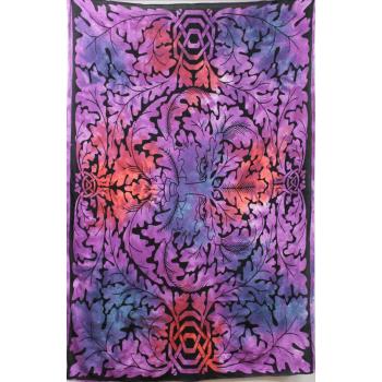 KTP-68-A Twinsize Tapestry with Leafy Face