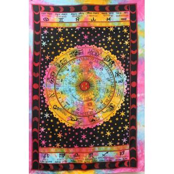 KTP-74 Twinsize Tapestry with Zodiac Sign