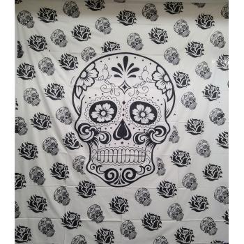 KTQ-36 Queensize Tapestries with Skull