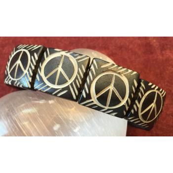 Mala-26 Bone Carved Peace Bracelets