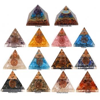 Nage-16 2 Inch Orgonite Pyramids Mix Varieties