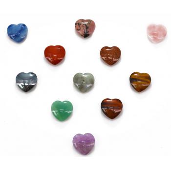 Nage-19 Stone Mini Hearts 25mm (per dozen)