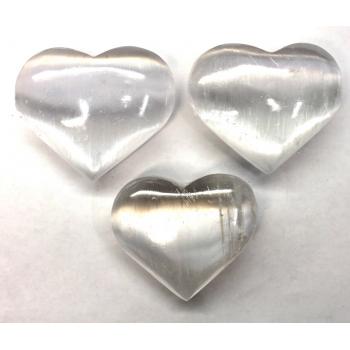 Nage-20 Selenite Hearts M Size