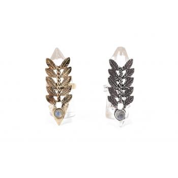 NPR-9 Brass Fish Bone Rings