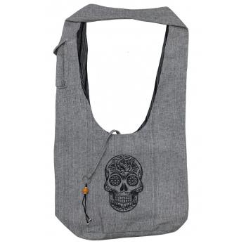 NSB-290-SSkull Cotton Print Bag (Sugar Skull)