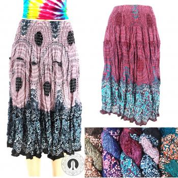 Pichit-80 Rayon Printed 3/4 Skirt