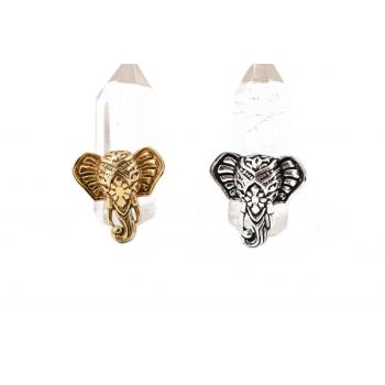 R076 Brass Elephant Ring