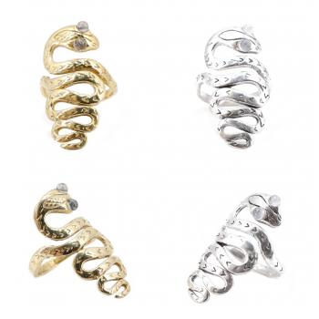 R095 Brass Snake Rings