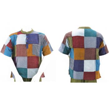 RKPK-01 Cotton Patchwork Shortsleeve Kurta