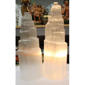 SL15 Selenite Lamps 15 Cm Tall