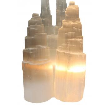 Selenite Lamps 25 Cm