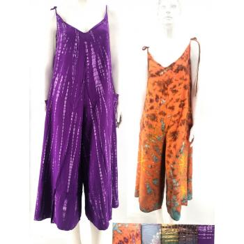 THJS-97 Rayon Tie dyed Jumpsuits