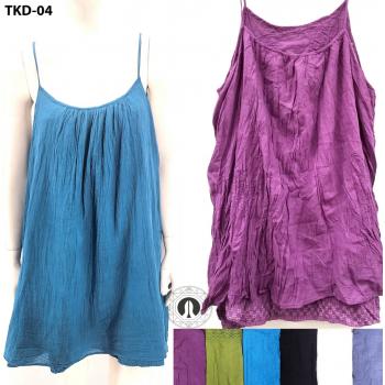 TKD-04 Cotton Spaghetti Dress